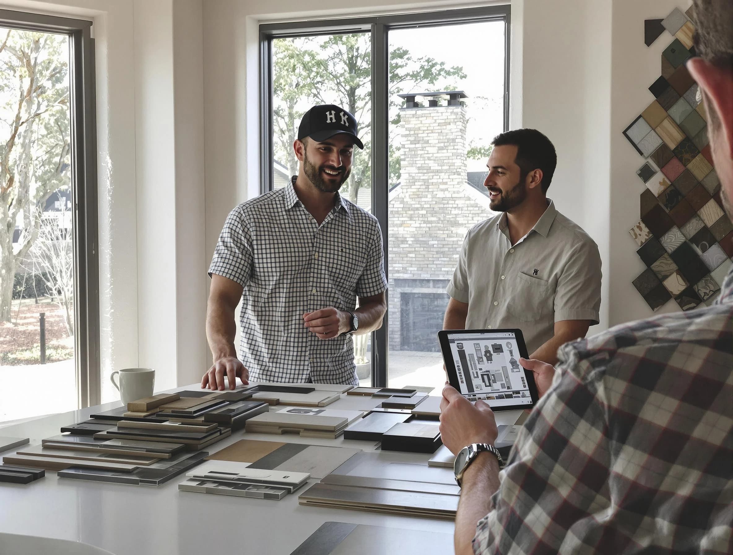 Tarrant Chimney Sweep remodeling a chimney and fireplace in Tarrant, AL