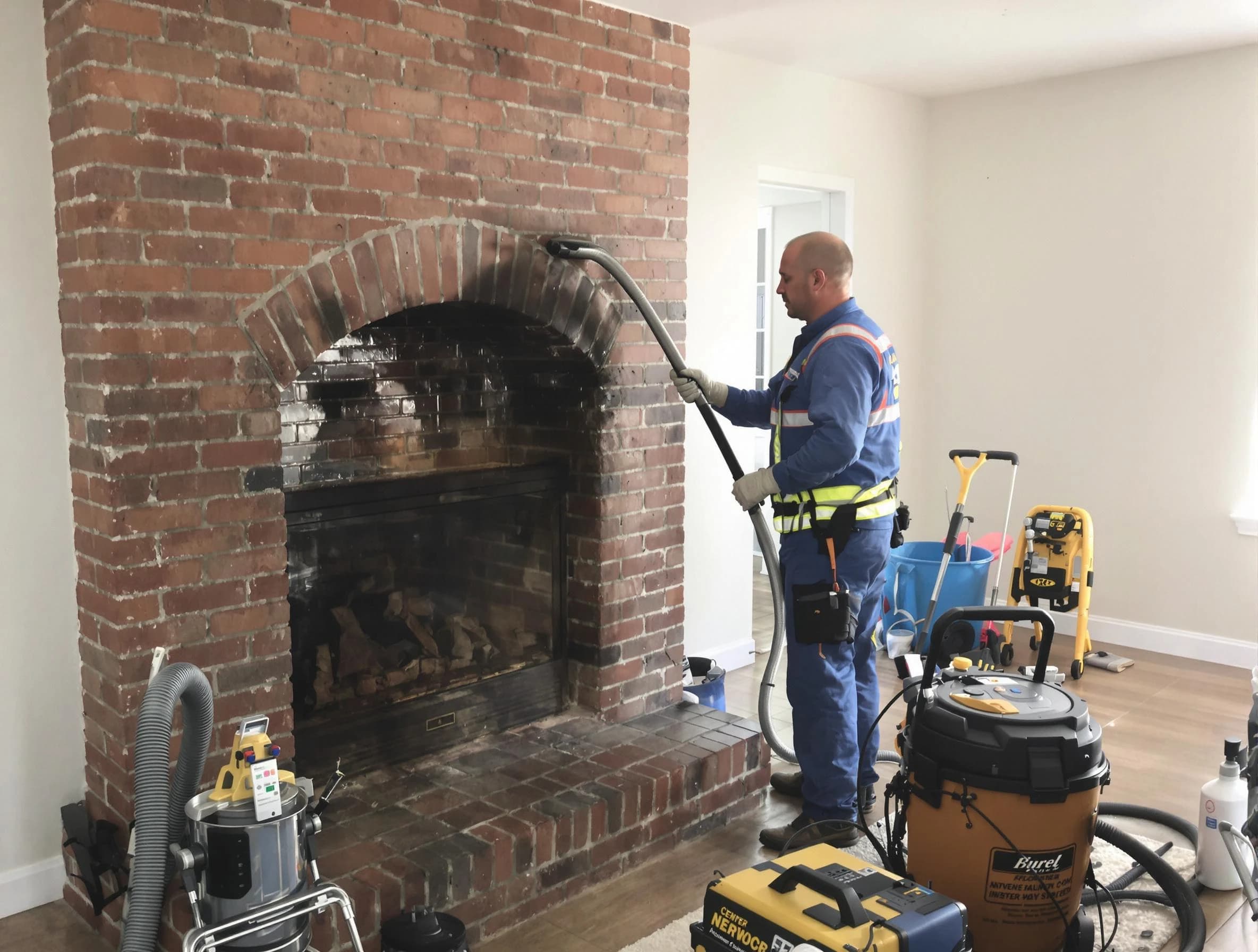 Tarrant Chimney Sweep expert performing detailed chimney sweep in Tarrant, AL