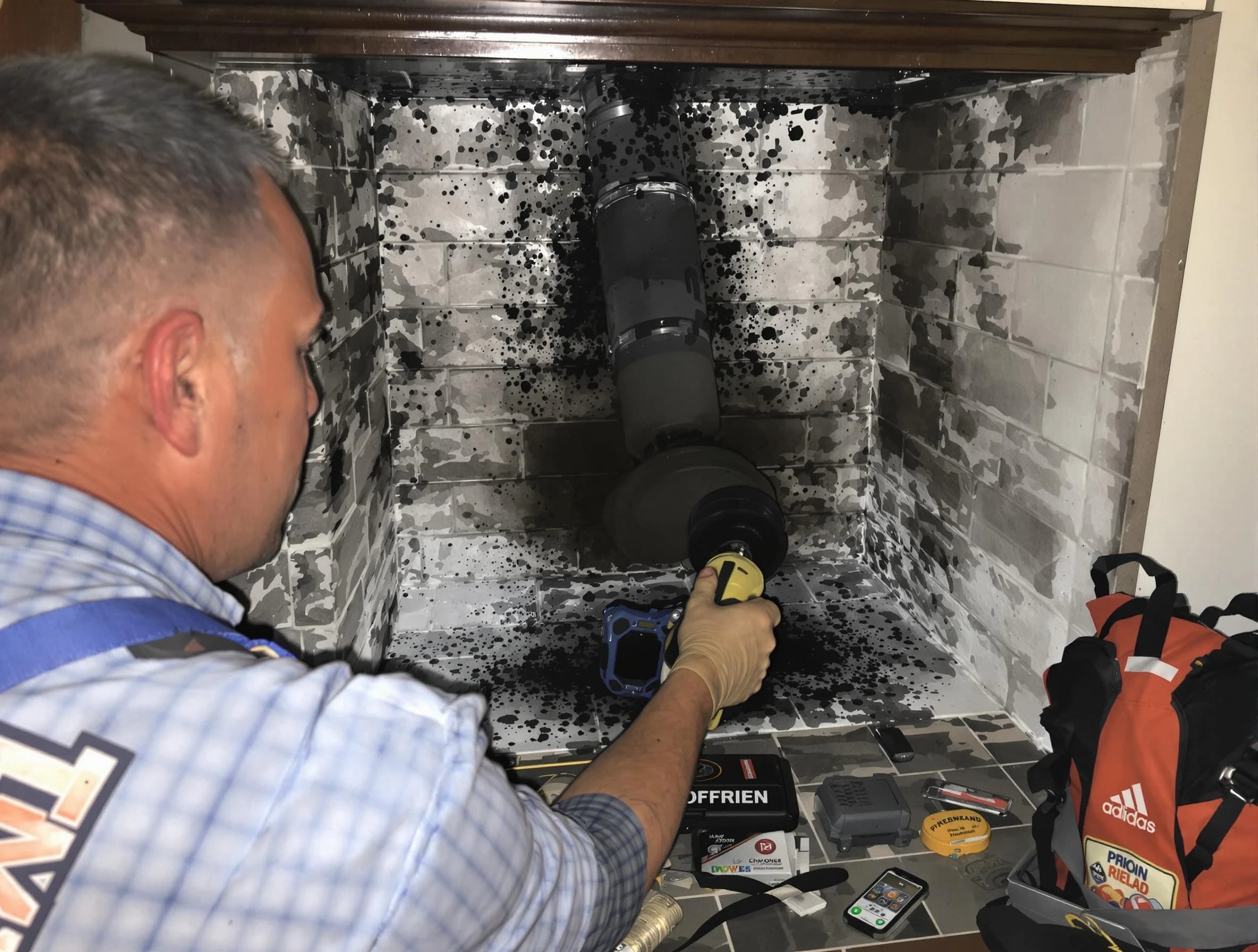 Creosote removal service by Tarrant Chimney Sweep in Tarrant, AL