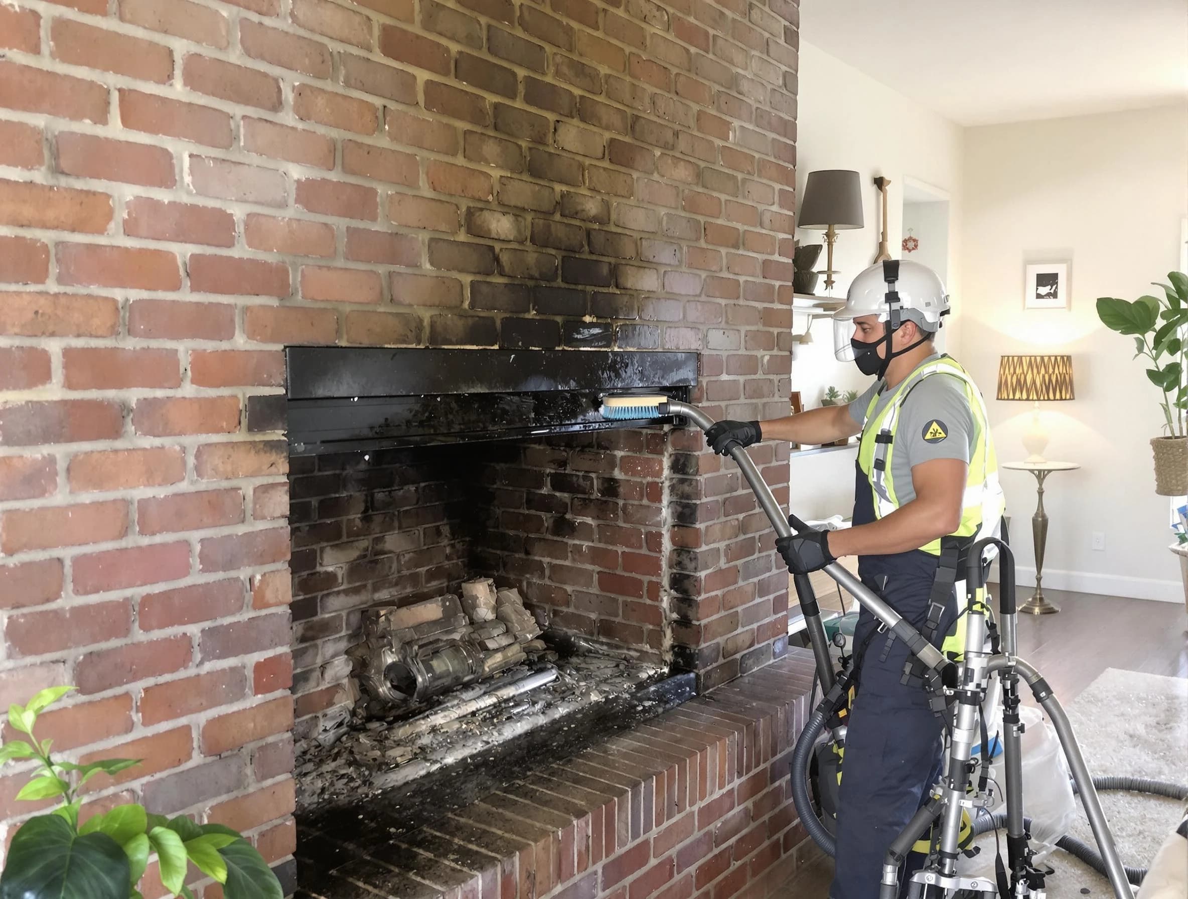 Tarrant Chimney Sweep providing fireplace cleaning services in Tarrant, AL