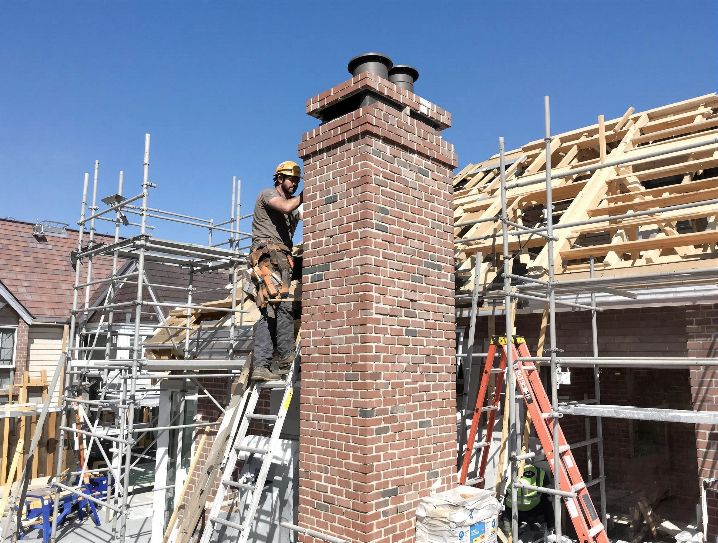 New chimney installation completed by Tarrant Chimney Sweep in Tarrant, AL
